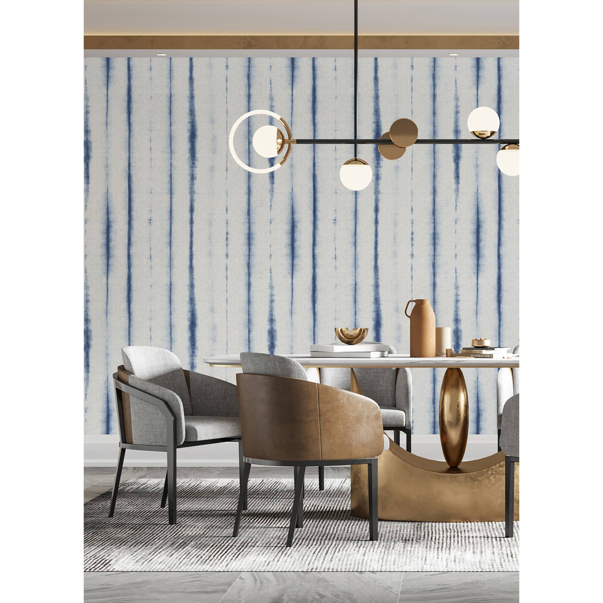 Katie Hunt Denim Blue Hello Shibori Wall Mural
